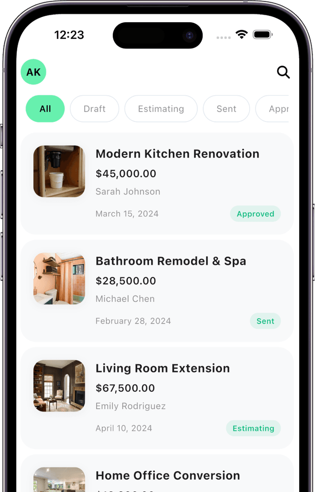 Price the job on the spot